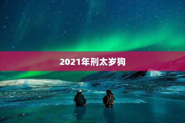 2021年刑太岁狗
