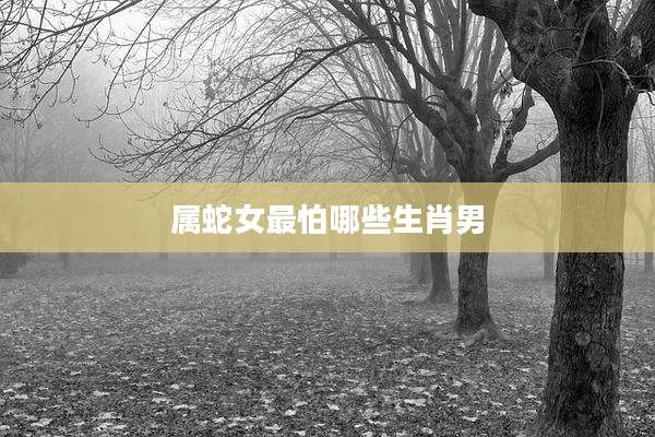 属蛇女最怕哪些生肖男