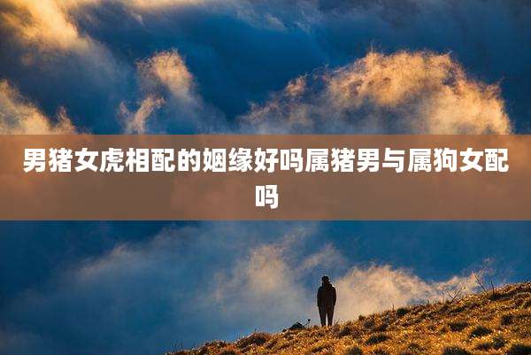 男猪女虎相配的姻缘好吗属猪男与属狗女配吗