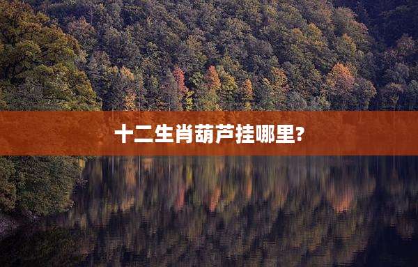 十二生肖葫芦挂哪里?