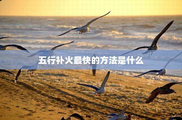 五行补火最快的方法是什么
