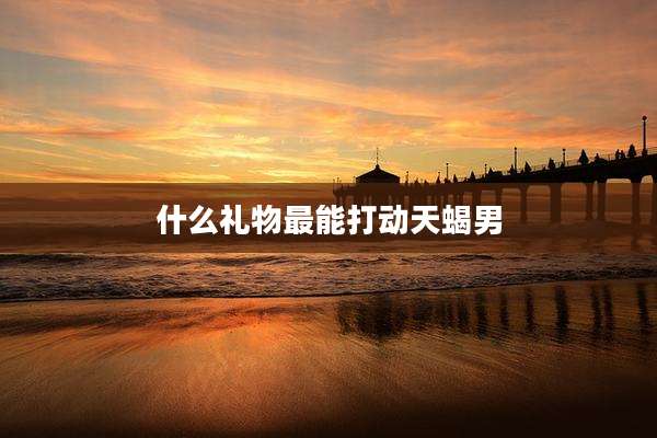 什么礼物最能打动天蝎男