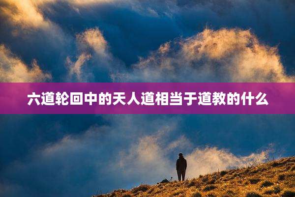 六道轮回中的天人道相当于道教的什么