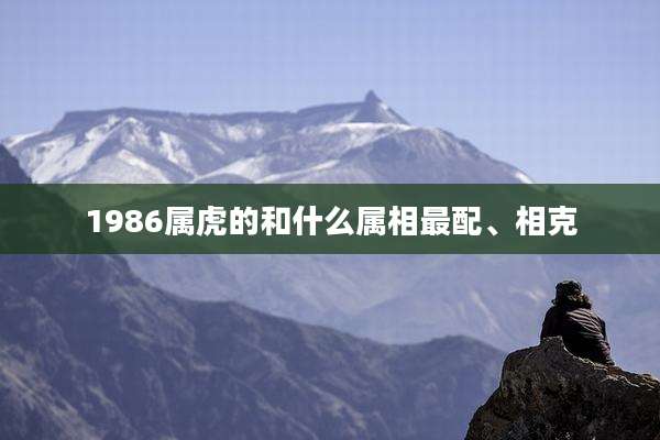 1986属虎的和什么属相最配、相克