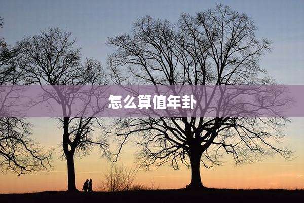 怎么算值年卦