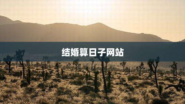 结婚算日子网站