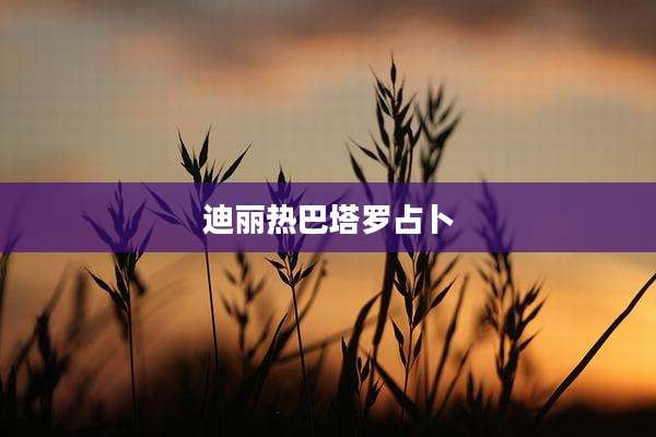 迪丽热巴塔罗占卜