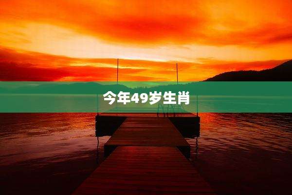 今年49岁生肖