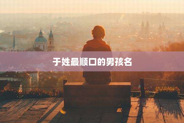 于姓最顺口的男孩名