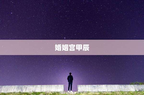 婚姻宫甲辰