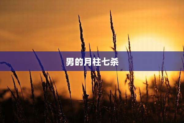 男的月柱七杀