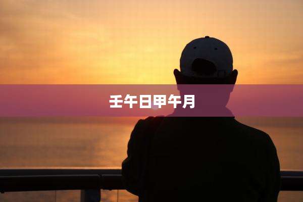 壬午日甲午月