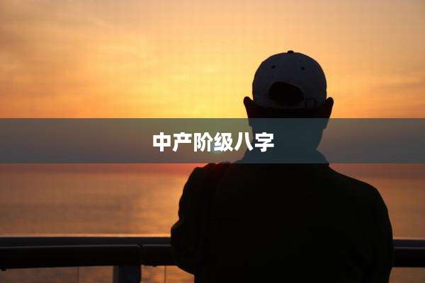 中产阶级八字
