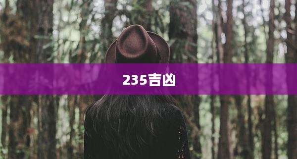235吉凶