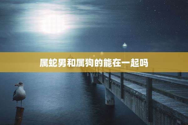 属蛇男和属狗的能在一起吗