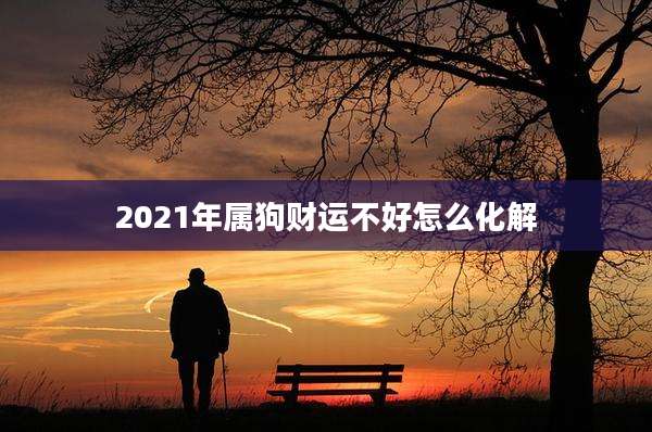 2021年属狗财运不好怎么化解