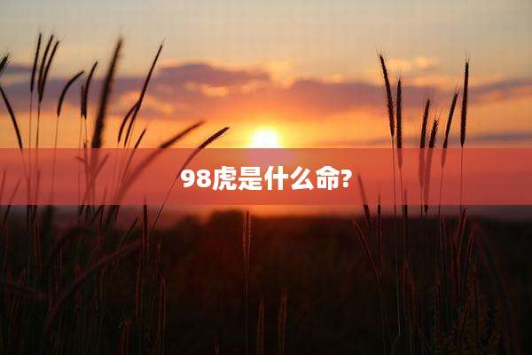 98虎是什么命?