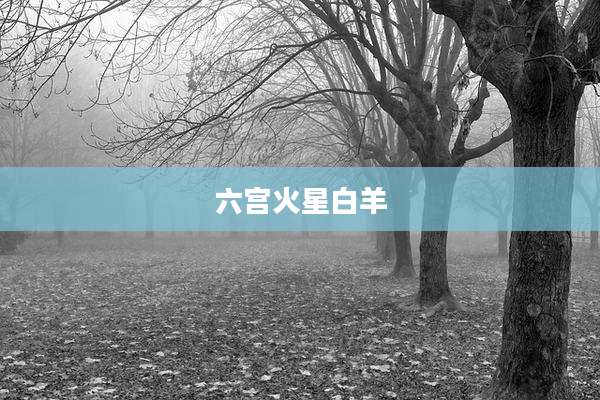 六宫火星白羊