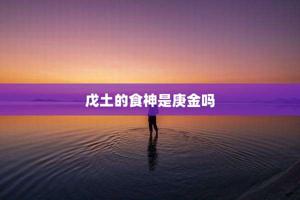 戊土的食神是庚金吗