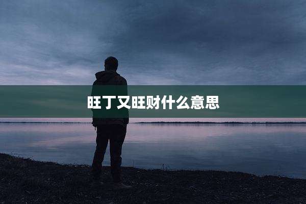 旺丁又旺财什么意思
