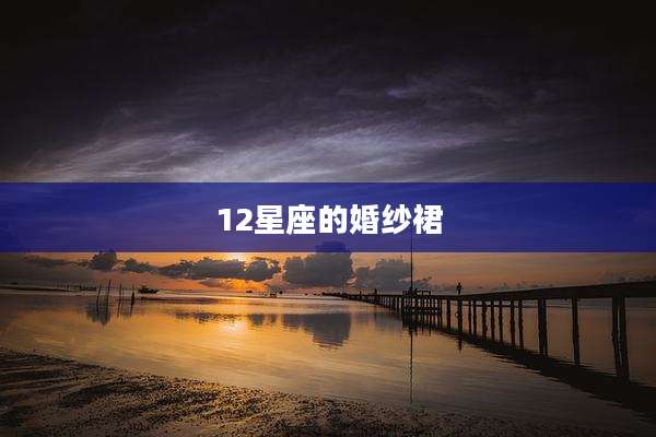 12星座的婚纱裙