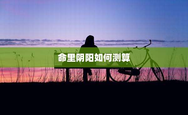 命里阴阳如何测算