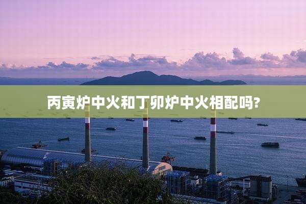 丙寅炉中火和丁卯炉中火相配吗?