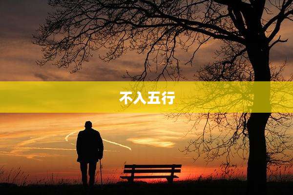 不入五行