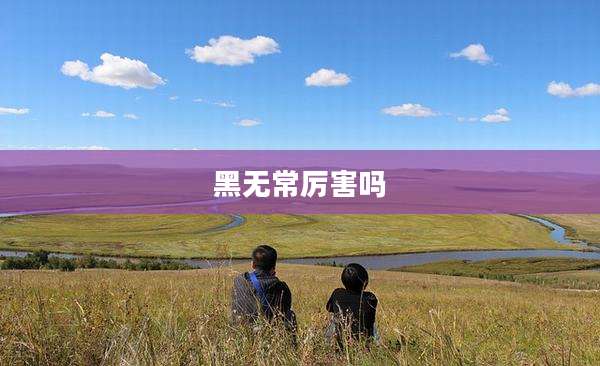 黑无常厉害吗