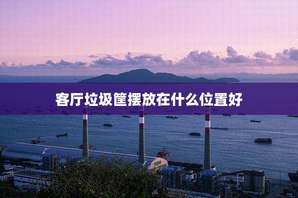 客厅垃圾筐摆放在什么位置好
