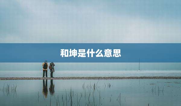 和坤是什么意思