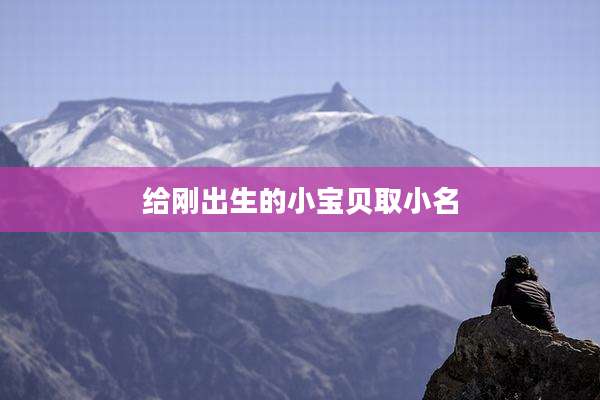 给刚出生的小宝贝取小名