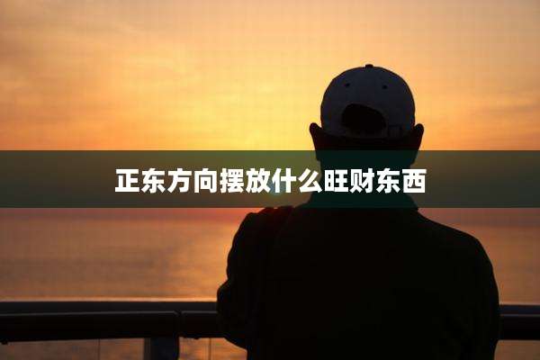 正东方向摆放什么旺财东西
