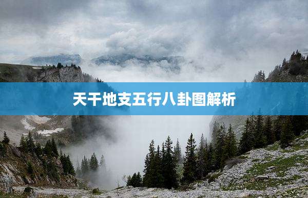 天干地支五行八卦图解析