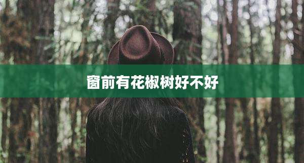 窗前有花椒树好不好