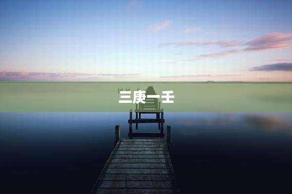 三庚一壬