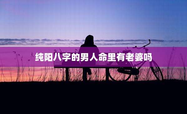 纯阳八字的男人命里有老婆吗