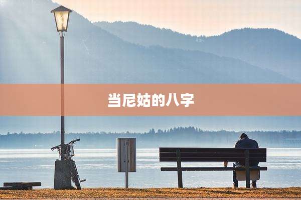 当尼姑的八字