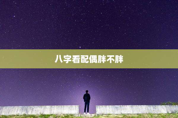 八字看配偶胖不胖