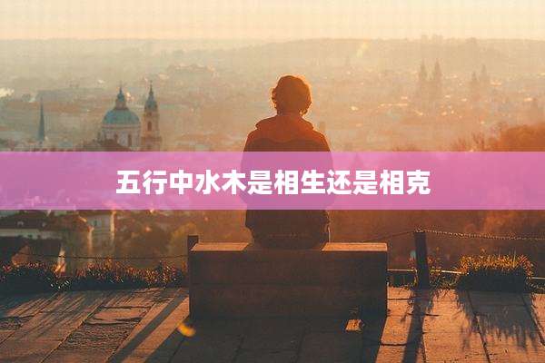 五行中水木是相生还是相克