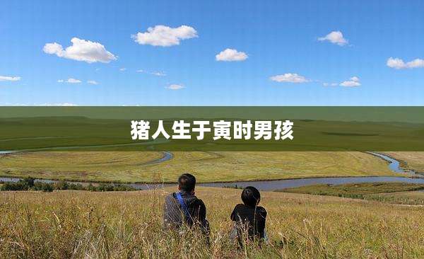 猪人生于寅时男孩