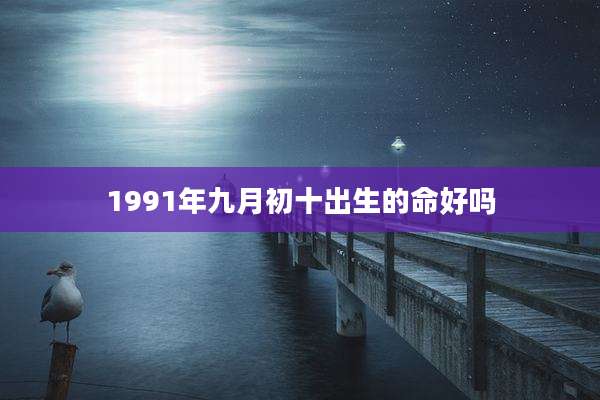 1991年九月初十出生的命好吗