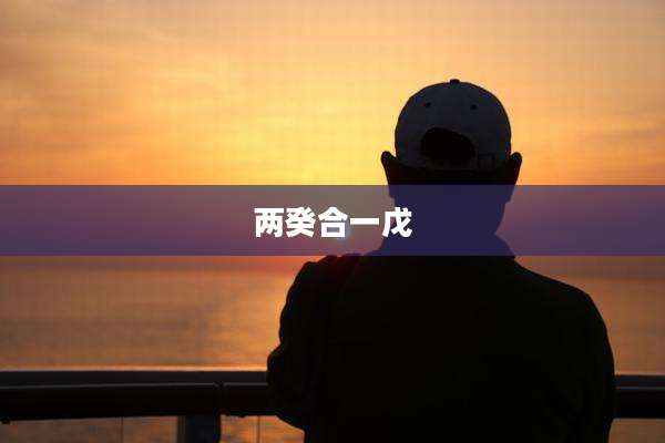 两癸合一戊