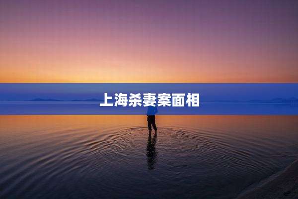 上海杀妻案面相