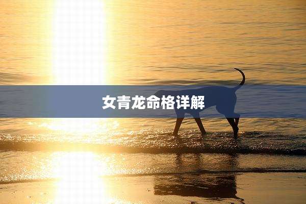 女青龙命格详解