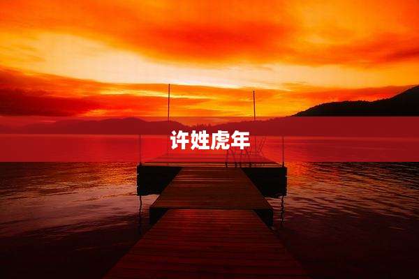 许姓虎年