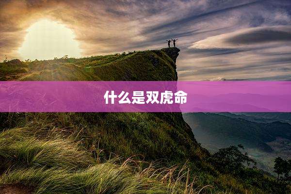 什么是双虎命