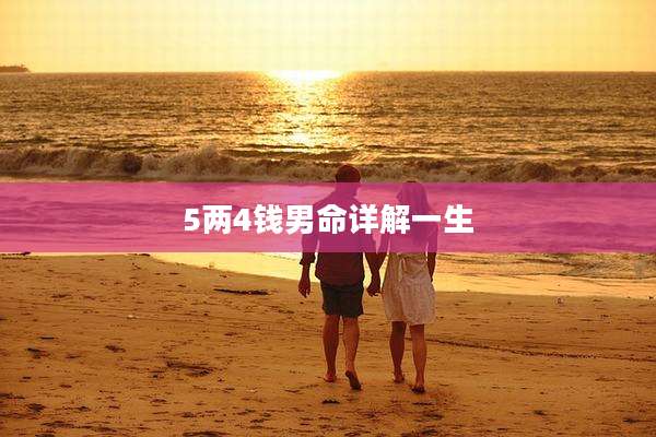 5两4钱男命详解一生