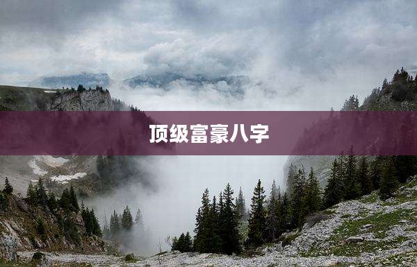 顶级富豪八字