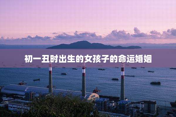 初一丑时出生的女孩子的命运婚姻